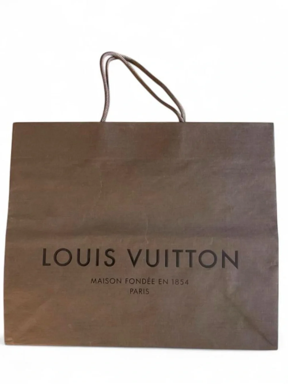 Louis Vuitton Brown Paper Shopping Gift Bag